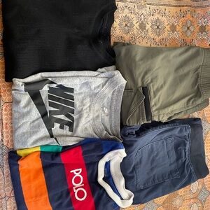 5 pc bundle set of Tshirt and pants for boy size 6